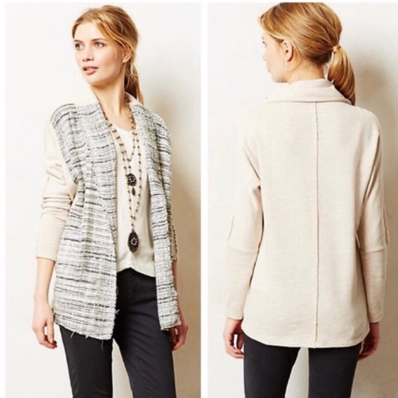 Anthropolgoie Dolan Twinkle Tweed Cardigan - Picture 1 of 1